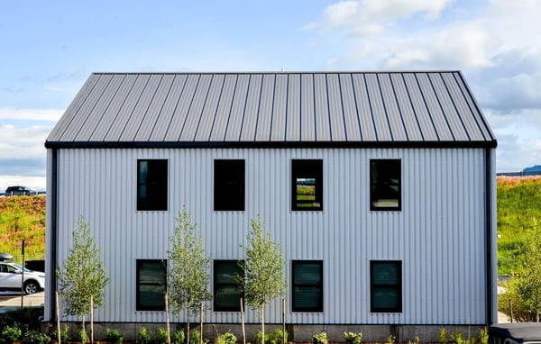 Metal Roof On a Building